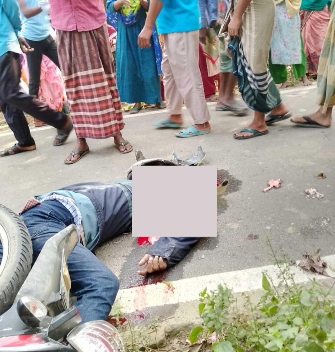 ধামইরহাটে সড়ক দূর্ঘটনায় পল্লীবিদ্যুৎ কর্মচারীর মর্মান্তিক মৃত্যু