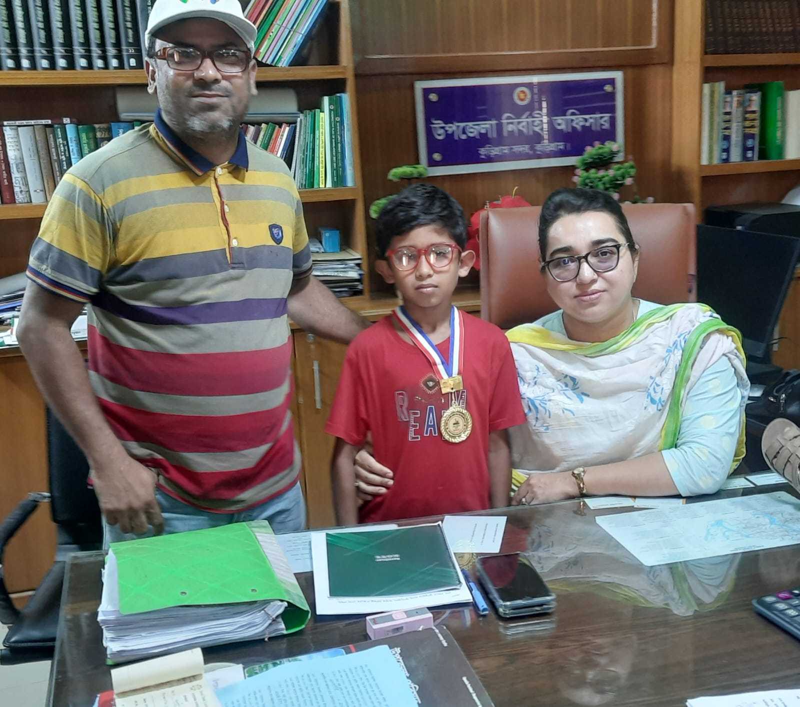 জাতীয় প্রাথমিক পদক প্রতিযোগিতায় বিভাগীয় পর্যায়ে প্রথম হলেন কুড়িগ্রামের ‘আব্দুল্লাহ রাদ’