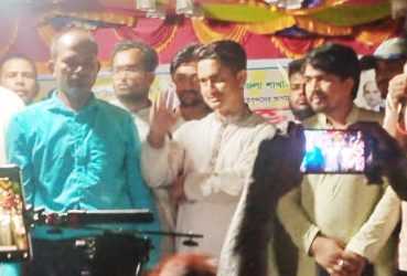 পার্বতীপুর জাতীয় নাগরিক পার্টির পথসভায় সারজিস আলম