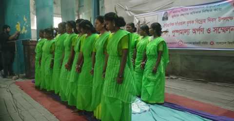সাঁওতাল কৃষক বিদ্রোহ দিবসে দিনাজপুরে শপথ ও শ্রদ্ধাঞ্জলি