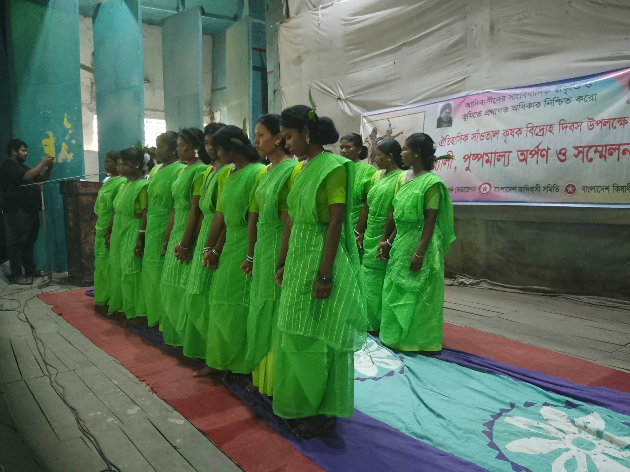 সাঁওতাল কৃষক বিদ্রোহ দিবসে দিনাজপুরে শপথ ও শ্রদ্ধাঞ্জলি